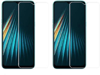 HOBBYTRONICS Tempered Glass Guard for Realme 5i(Pack of 2)