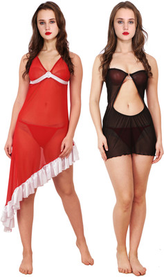 Lola Dola Self Design Babydoll