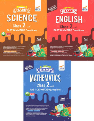 Olympiad Champs Science, Mathematics, English Class 2 with Past Questions(English, Paperback, unknown)
