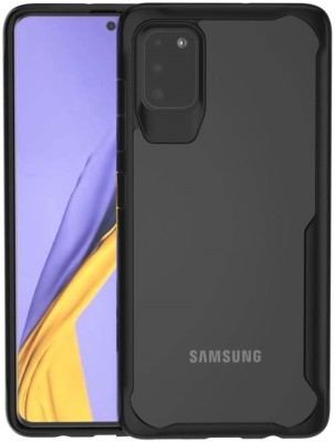 Phone Care Flip Cover for Samsung Galaxy M30s(Transparent, Black, Grip Case, Pack of: 1)
