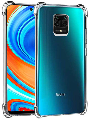 LILLIPUT Back Cover for Mi Redmi Note 9 Pro(Transparent, Silicon, Pack of: 1)