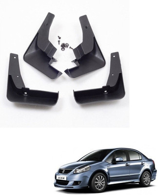 AuTO ADDiCT Front Mud Guard, Rear Mud Guard For Maruti SX4 NA(Black)