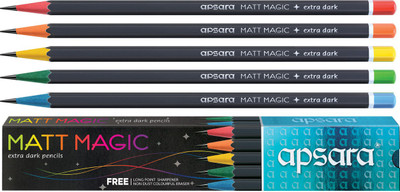 APSARA PENCIL Pencil(Set of 10, Black)