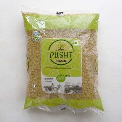 Pusht Organic Yellow Moong Dal (Split)(2 kg)