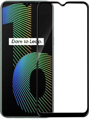 Karpine Edge To Edge Tempered Glass for Realme Narzo 10(Pack of 1)