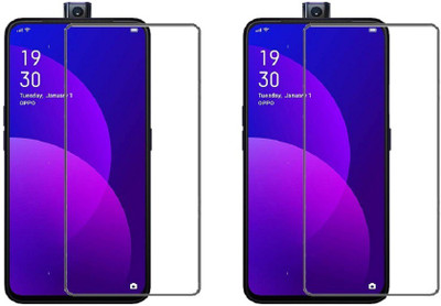 HOBBYTRONICS Tempered Glass Guard for Oppo F11 Pro(Pack of 2)