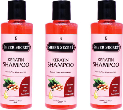 Sheer Secret Keratin Shampoo 600ml(600 ml)