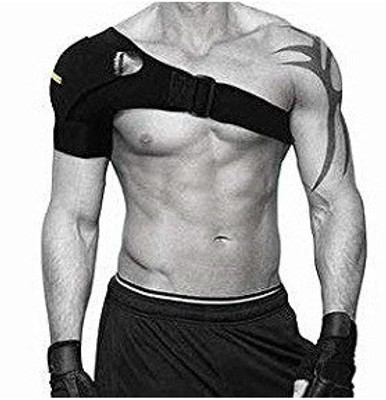 genocyte Right Shoulder Stability Brace with Pressure Pad for Rotator Cuff Shoulder Support