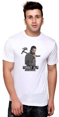 Fashion Freak Printed Men Round Neck White T-Shirt
