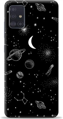 Crafter Back Cover for Samsung Galaxy A51(Black, Shock Proof, Pack of: 1)