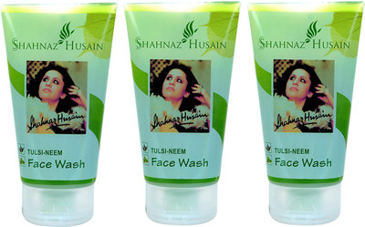 Shahnaz Husain Tulsi-Neem 50 Gm ( Pack of 3 ) Face Wash(150 g)