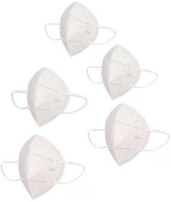 Shop & Shoppee KN95 Anti Virus Anti-Pollution Breathable Respiratory Face Mask(Washable & Reusable) (Pack of 5 mask) SnS5-KN95 Reusable, Washable(White, Free Size, Pack of 5)
