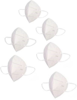 Shop & Shoppee KN95 Anti Virus Anti-Pollution Breathable Respiratory Face Mask(Washable & Reusable) (Pack of 6 mask) SnS6-KN95 Reusable, Washable(White, Free Size, Pack of 6)