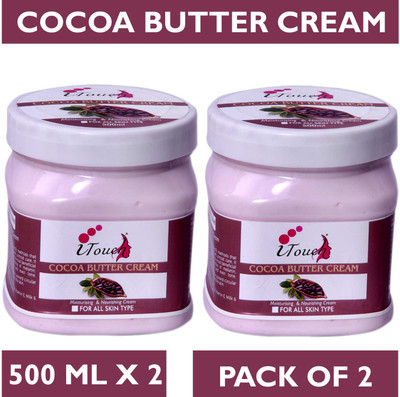 I TOUCH HERBAL COCOA BUTTER CREAM 500 ML X 2 (PACK OF 2)(1000 ml)