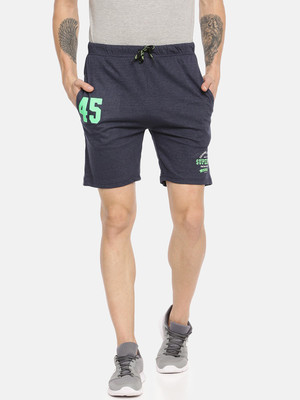 ARDEUR Printed Men Blue Regular Shorts