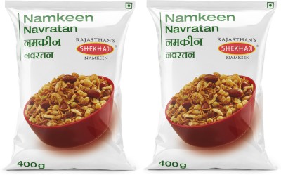 shekhaji Navratan Namkeen 800 gm (Pack of 2- 400 gm each)(2 x 400 g)