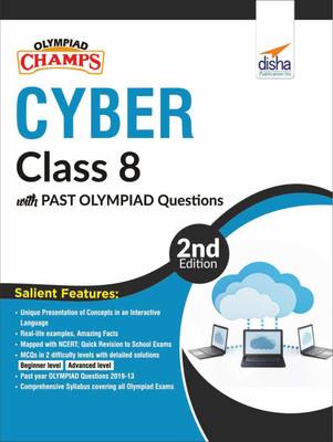 Olympiad Champs Cyber Class 8 with Past Olympiad Questions 2nd Edition(English, Paperback, Disha Experts)