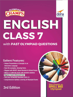 Olympiad Champs English Class 7 with Past Olympiad Questions 3rd Edition(English, Paperback, Disha Experts)