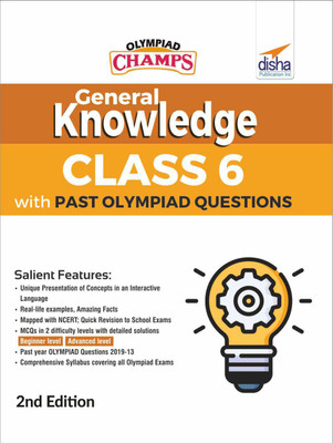 Olympiad Champs General Knowledge Class 6 with Past Olympiad Questions 2nd Edition(English, Paperback, Disha Experts)
