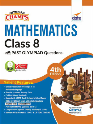 Olympiad Champs Mathematics Class 8 with Past Olympiad Questions 4th Edition(English, Paperback, Disha Experts)