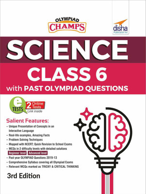 Olympiad Champs Science Class 6 with Past Olympiad Questions 3rd Edition(English, Paperback, Disha Experts)