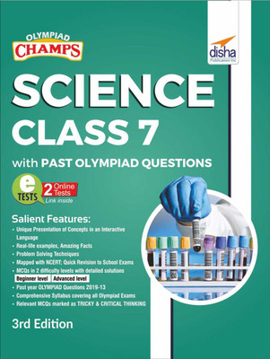 Olympiad Champs Science Class 7 with Past Olympiad Questions 3rd Edition(English, Paperback, Disha Experts)