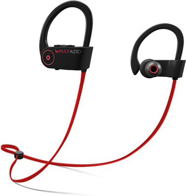 Boult Audio ProBass Muse Bluetooth Headset (Red, Black, In the Ear)