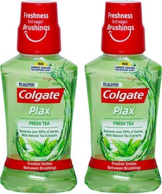 Colgate Plax (Pack of 2) - Fresh Tea (500 ml)