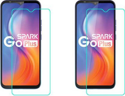 SRT Tempered Glass Guard for Tecno Spark Go Plus(Pack of 2)