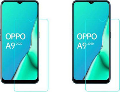 SRT Tempered Glass Guard for Oppo A9 2020(Pack of 2)