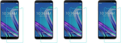 EASYBIZZ Tempered Glass Guard for Asus Zenfone Max M2(Pack of 4)