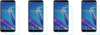 EASYBIZZ Tempered Glass Guard for Asus Zenfone Max Pro M1(Pack of 4)