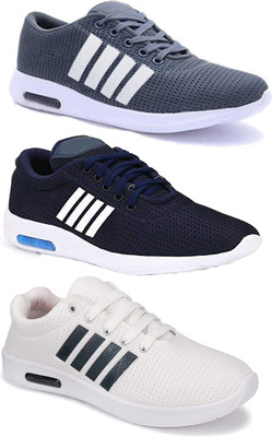 Axter Combo Pack of 3 Latest Collection Stylish casual sports running shoes Running Shoes For Men(Multicolor)