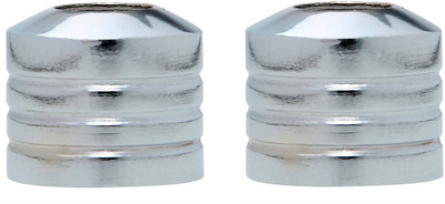 WHEETOYKART Handle Nob Chrome Silver Handle Bar Grip For Royal Enfield Electra EFI39, Classic 350, Classic Chrome, Classic 500, Electra(Pack of 2)