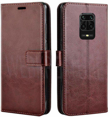 WEBKREATURE Back Cover for Poco M2 Pro, Mi Redmi Note 9 Pro, Mi Redmi Note 9 Pro Max(Brown, Dual Protection, Pack of: 1)