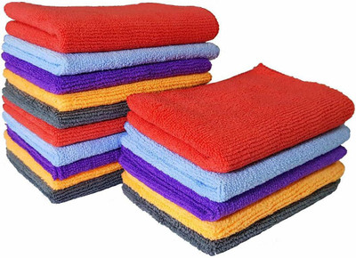 SOFTSPUN Microfiber Vehicle Washing  Cloth(Pack Of 15)