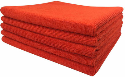 Auto Hub Microfiber Vehicle Washing  Cloth(Pack Of 5, 350 GSM)