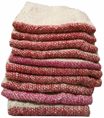 poksi cloth pocha pack of 4 Wet and Dry Cotton, Microfibre Cleaning Cloth(4 Units)