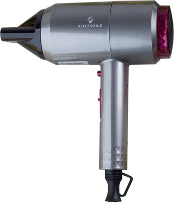 Stylesonic (USA) Portable Professional Electric Styling Dryer For Men and Women Hair Dryer (2000 W, Grey)