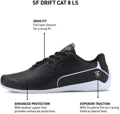 Puma Sf Evo Cat Sock Lace Ls Sneakers For Men Black