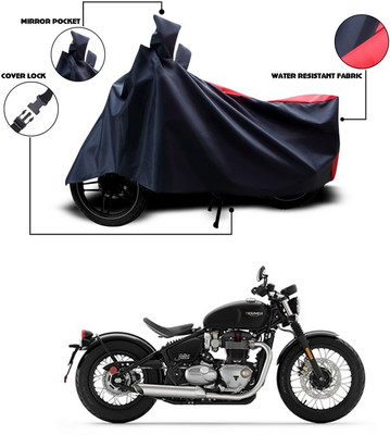 ShieldhubPro Two Wheeler Cover for Universal For Bike(Black, Red)