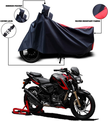 Amozkart Two Wheeler Cover for Universal For Bike(Blue, Red)
