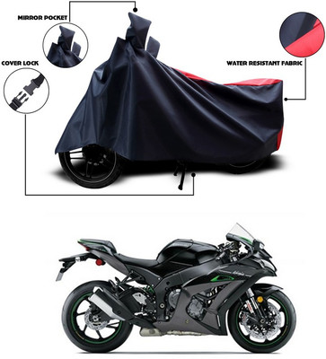 Amozkart Two Wheeler Cover for Universal For Bike(Blue, Red)