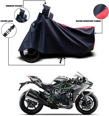 Amozkart Two Wheeler Cover for Universal For Bike(Blue, Red)