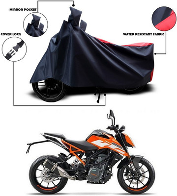 Amozkart Two Wheeler Cover for Universal For Bike(Black)