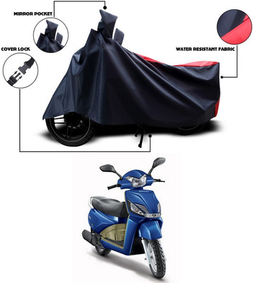 ANTHUB Two Wheeler Cover for Mahindra(Blue, Red)
