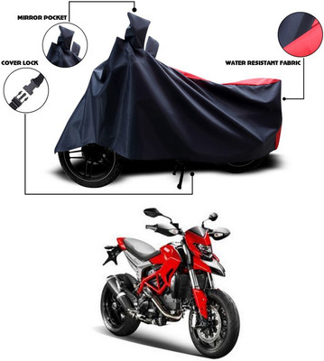 Amozkart Two Wheeler Cover for Universal For Bike(Blue, Red)