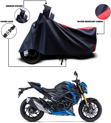 Amozkart Two Wheeler Cover for Universal For Bike(Blue, Red)