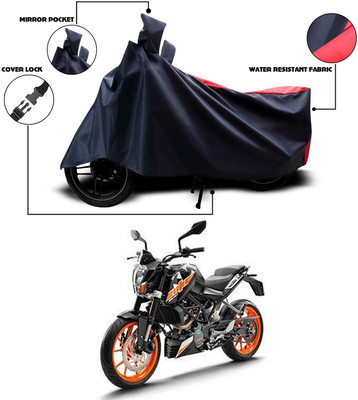Amozkart Two Wheeler Cover for Universal For Bike(Black)