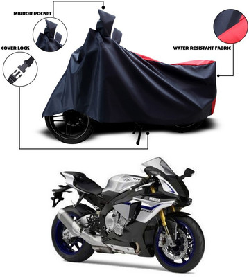ShieldhubPro Two Wheeler Cover for Universal For Bike, Yamaha(YZF R1M, Black)